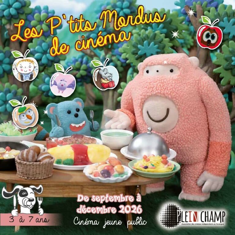 Les petits gourmands : 2 ours gentils, un grand rose et un petit bleu sont à table pour commencer un festin. Le chien s'est glissé aussi à table !